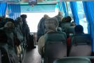 Autobus - troch cieplej. W drodze do kaska. Rosja