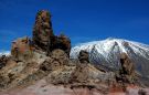 Widok na Pico del Teide i ostace magmowe